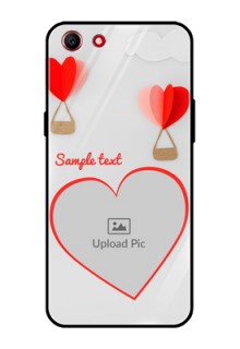 Oppo A83 Custom Glass Mobile Case  - Parachute Love Design