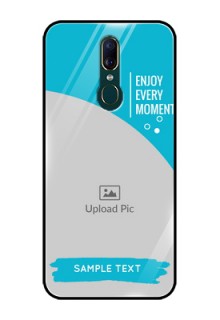 Oppo A9 Custom Glass Mobile Case  - Happy Moment Design