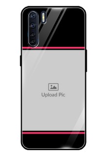 Oppo F15 Custom Glass Mobile Case  - with Add Text Design