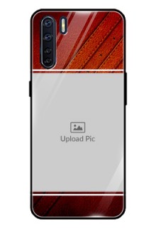 Oppo F15 Personalized Glass Phone Case  - Leather Phone Case Design