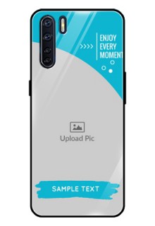 Oppo F15 Custom Glass Mobile Case  - Happy Moment Design