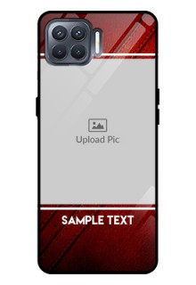Oppo F17 Pro Personalized Glass Phone Case  - Leather Phone Case Design