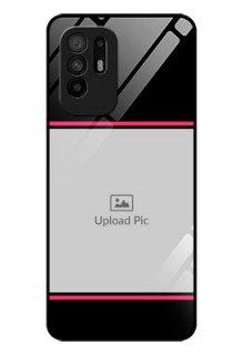 Oppo F19 Pro Plus 5G Custom Glass Mobile Case - with Add Text Design