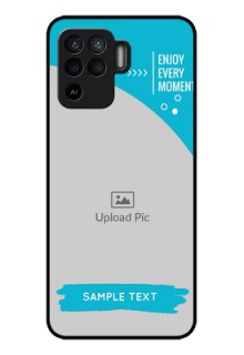 Oppo F19 Pro Custom Glass Mobile Case - Happy Moment Design