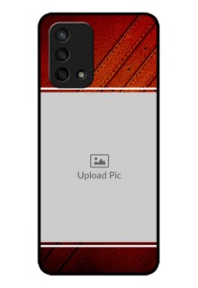 Oppo F19s Personalized Glass Phone Case - Leather Phone Case Design