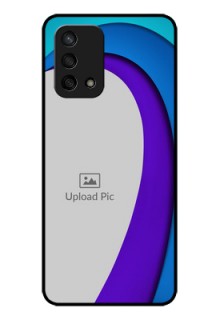 Oppo F19s Photo Printing on Glass Case - Simple Pattern Design