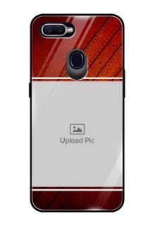 Oppo F9 Pro Personalized Glass Phone Case  - Leather Phone Case Design