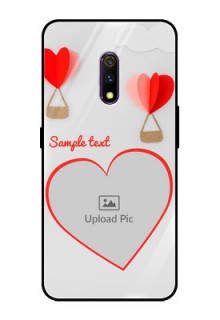 Oppo K3 Custom Glass Mobile Case  - Parachute Love Design