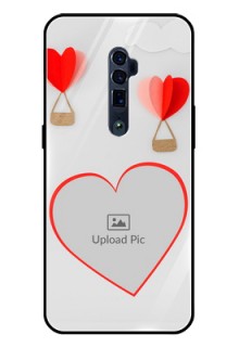 Reno 10x zoom Custom Glass Mobile Case  - Parachute Love Design