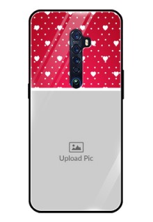 Reno 2 Photo Printing on Glass Case  - Hearts Mobile Case Design