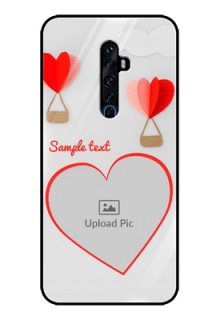 Oppo Reno 2Z Custom Glass Mobile Case  - Parachute Love Design
