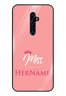 Oppo Reno 2Z Custom Glass Phone Case Mrs with Name