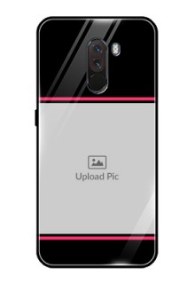 Pcoco F1 Custom Glass Mobile Case  - with Add Text Design