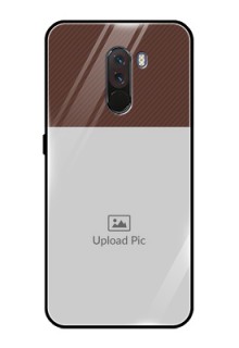 Pcoco F1 Custom Glass Mobile Case  - Elegant Case Design
