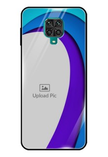 Poco M2 Pro Photo Printing on Glass Case  - Simple Pattern Design