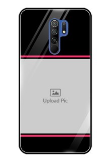 Poco M2 Custom Glass Mobile Case  - with Add Text Design