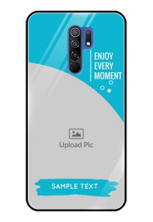 Poco M2 Custom Glass Mobile Case  - Happy Moment Design