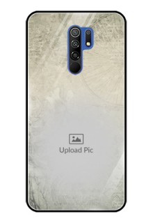 Poco M2 Custom Glass Phone Case  - with vintage design