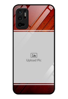 Poco M3 Pro 5G Personalized Glass Phone Case - Leather Phone Case Design