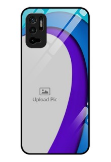 Poco M3 Pro 5G Photo Printing on Glass Case - Simple Pattern Design