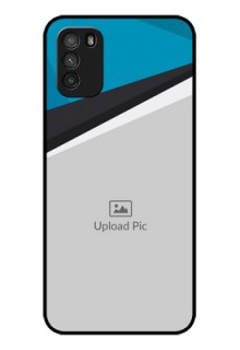 Poco M3 Photo Printing on Glass Case  - Simple Pattern Photo Upload Design