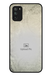 Poco M3 Custom Glass Phone Case  - with vintage design