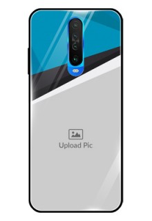 Poco X2 Photo Printing on Glass Case  - Simple Pattern Photo Upload Design