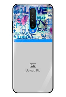 Poco X2 Custom Glass Mobile Case  - Colorful Love Design