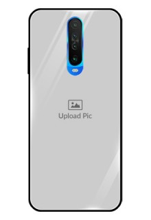 Poco X2 Photo Printing on Glass Case  - Upload Full Picture Design