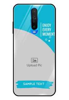 Poco X2 Custom Glass Mobile Case  - Happy Moment Design