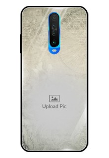 Poco X2 Custom Glass Phone Case  - with vintage design