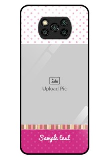 Poco X3 Pro Photo Printing on Glass Case  - Cute Girls Cover Design