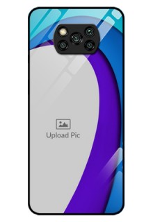Poco X3 Pro Photo Printing on Glass Case  - Simple Pattern Design