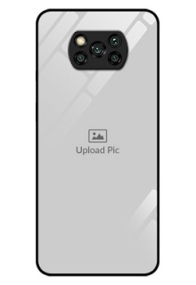 Poco X3 Pro Photo Printing on Glass Case  - Upload Full Picture Design