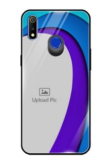 Realme 3i Photo Printing on Glass Case  - Simple Pattern Design