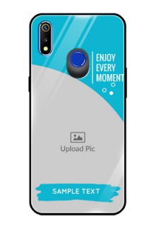 Realme 3i Custom Glass Mobile Case  - Happy Moment Design