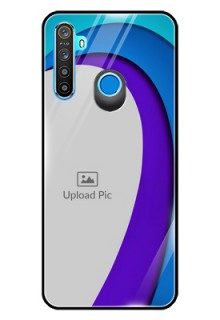 Realme 5 Photo Printing on Glass Case  - Simple Pattern Design