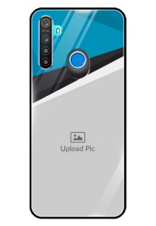 Realme 5i Photo Printing on Glass Case  - Simple Pattern Photo Upload Design