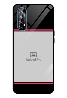 Realme 7 Custom Glass Mobile Case  - with Add Text Design