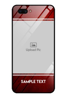 Realme C1 2019 Personalized Glass Phone Case  - Leather Phone Case Design