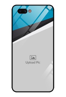 Realme C1 2019 Photo Printing on Glass Case  - Simple Pattern Photo Upload Design