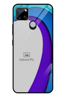 Realme C12 Photo Printing on Glass Case  - Simple Pattern Design