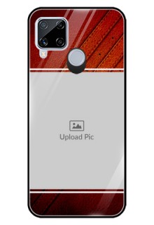 Realme C15 Personalized Glass Phone Case  - Leather Phone Case Design