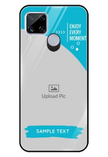Realme C15 Custom Glass Mobile Case  - Happy Moment Design