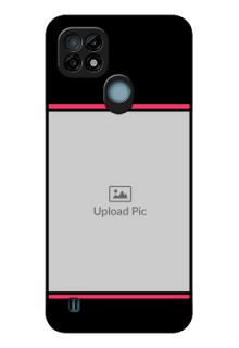 Realme C21Y Custom Glass Mobile Case - with Add Text Design