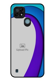 Realme C21Y Photo Printing on Glass Case - Simple Pattern Design