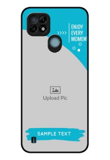 Realme C21Y Custom Glass Mobile Case - Happy Moment Design