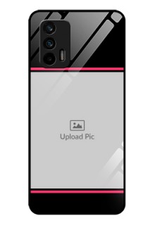 Realme GT 5G Custom Glass Mobile Case - with Add Text Design