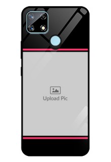 Realme Narzo 20 Custom Glass Mobile Case  - with Add Text Design