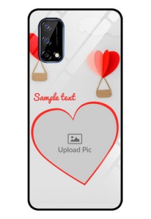 Realme Narzo 30 Pro 5G Custom Glass Mobile Case - Parachute Love Design